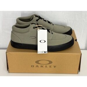 Oakley Banks Low Canvas Sneakers Mens Boulder Green Low Top Lace Up 10.5 NWB